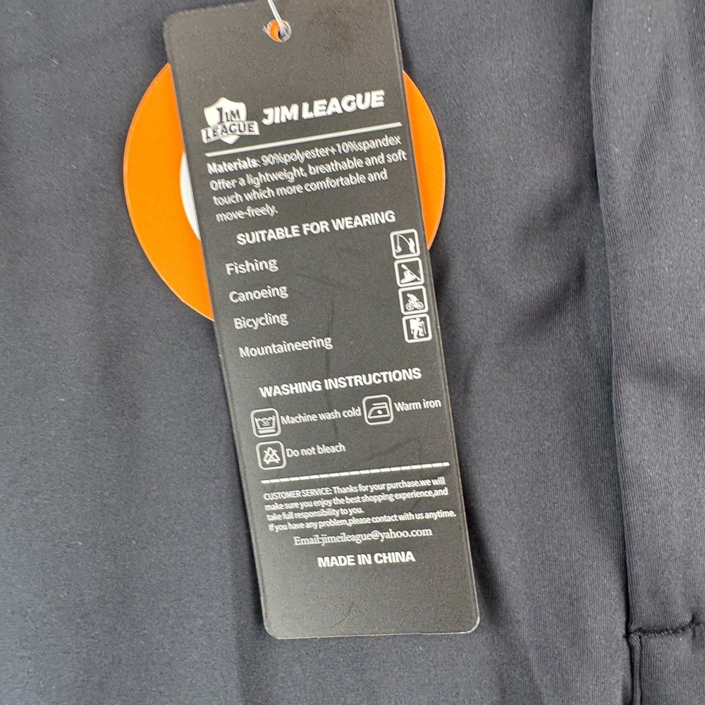 Jim League Pants Mens XL Black Stretch Golf Joggers New With Tags - Picture 5 of 13